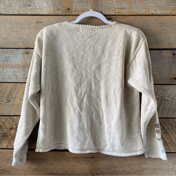 Women’s Vintage Jantzen Classics Cardigan Sweater Hand Embroidered Large * READ* - Picture 10 of 14